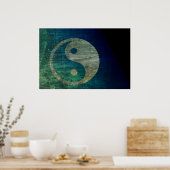 Blue Yin Yang Poster (Küche)