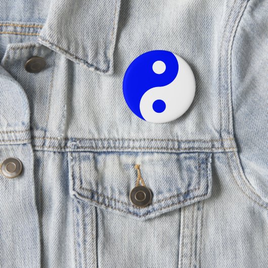 Blue Yin Yang Symbol Button (Beispiel)