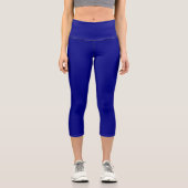 Blue Yoga Capri Leggings (Vorderseite)