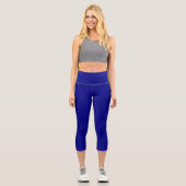 Blue Yoga Capri Leggings (Vorderseite)