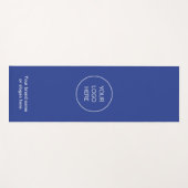 Blue Yoga Mat Yogamatte (Vorderseite (Horizontal))