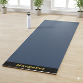 Blue Yoga Modern Mat mit Ihrem Namen Style Yogamatte