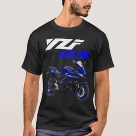 Blue YZF-R3 Sportsbike Motorrad T-Shirt