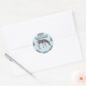 Blue Zebra Ehlers-Danlos Syndrom EDS Sticker (Umschlag)