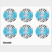 Blue Zebra Juwelier Designer Stickers (Blatt)