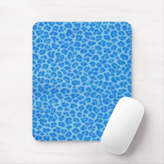 Blue Zebra Mouse Pad Mousepad (Mit Mouse)