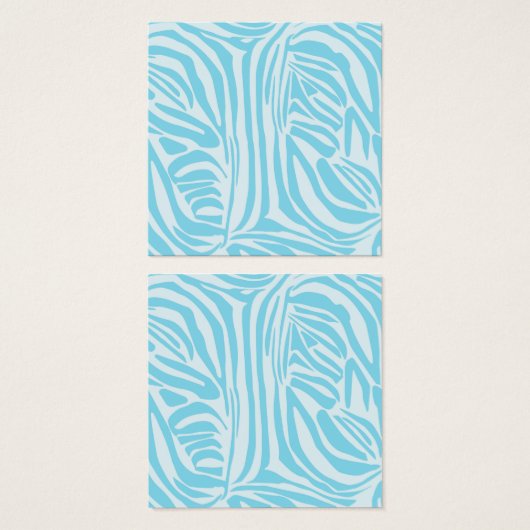 Blue Zebra Pattern (Vorne & Hinten)