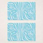 Blue Zebra Pattern (Vorne & Hinten)