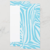Blue Zebra Pattern (Vorne/Hinten)