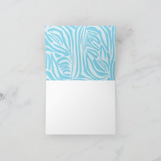 Blue Zebra Pattern (Innenseite)
