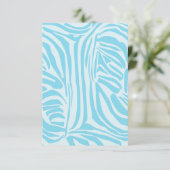 Blue Zebra Pattern (Stehend Vorderseite)