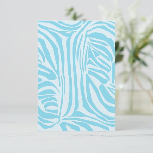 Blue Zebra Pattern (Stehend Vorderseite)