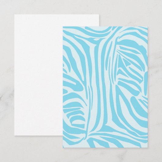 Blue Zebra Pattern (Vorne/Hinten)