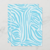 Blue Zebra Pattern (Vorne/Hinten)