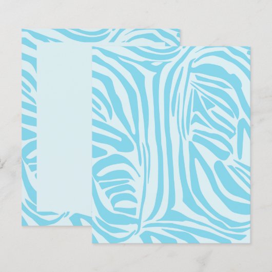Blue Zebra Pattern (Vorne/Hinten)