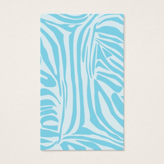 Blue Zebra Pattern (Vorderseite)