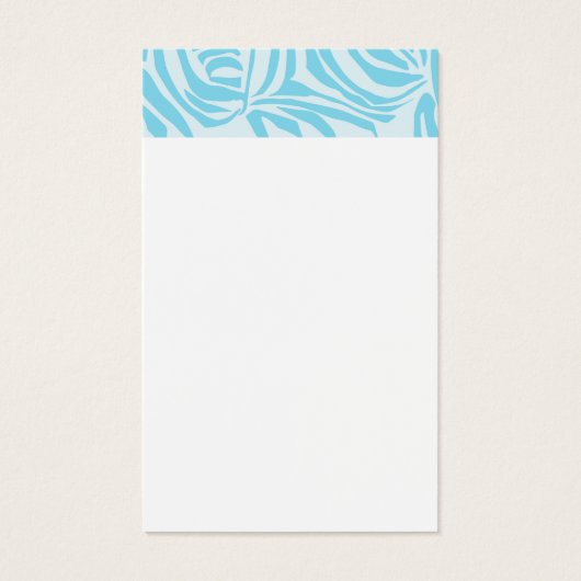 Blue Zebra Pattern (Rückseite)