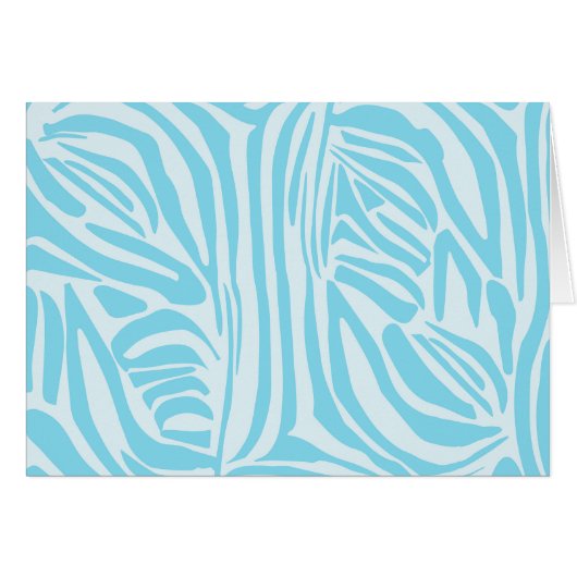 Blue Zebra Pattern (Vorderseite (Horizontal))