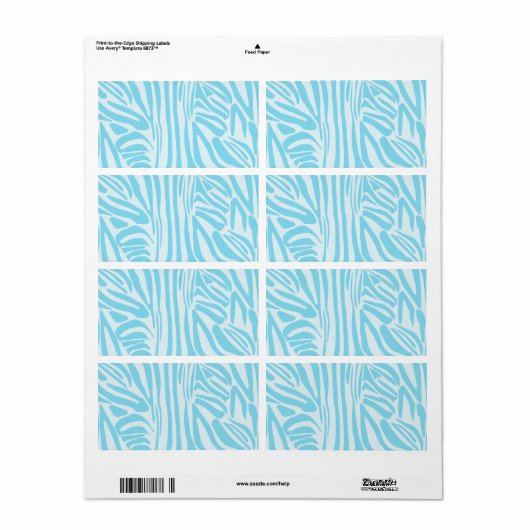 Blue Zebra Pattern (Vorne)