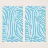 Blue Zebra Pattern (Vorne & Hinten)