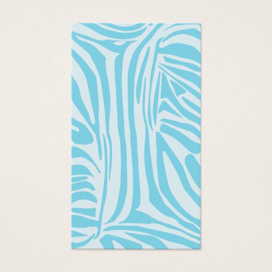 Blue Zebra Pattern (Vorderseite)