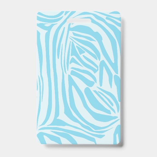 Blue Zebra Pattern Ausweis (Vorderseite)
