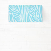 Blue Zebra Pattern Banner (InSitu)
