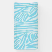 Blue Zebra Pattern Banner (Vertikal)