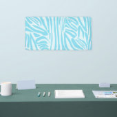 Blue Zebra Pattern Banner (Messe)
