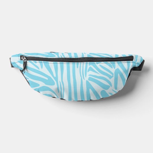 Blue Zebra Pattern Bauchtasche (Ablage )