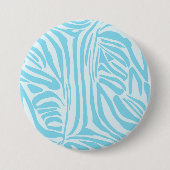 Blue Zebra Pattern Button (Vorderseite)
