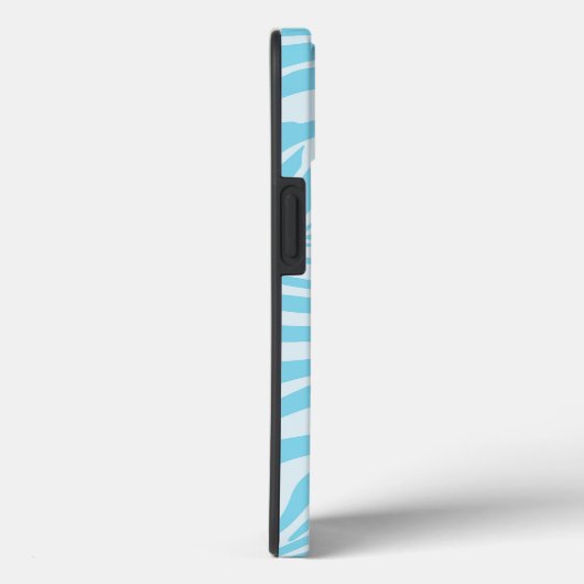 Blue Zebra Pattern Case-Mate iPhone Hülle (Rückseite / Rechts)