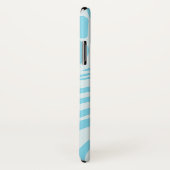 Blue Zebra Pattern Case-Mate iPhone Hülle (Hinten/Rechts)