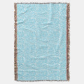 Blue Zebra Pattern Decke (Vorderseite Vertikal)