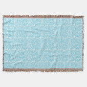 Blue Zebra Pattern Decke (Vorderseite)