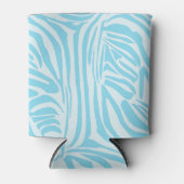 Blue Zebra Pattern Dosenkühler (Vorderseite)