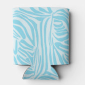 Blue Zebra Pattern Dosenkühler (Rückseite)