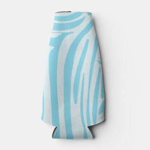 Blue Zebra Pattern Flaschenkühler