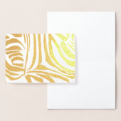 Blue Zebra Pattern Folienkarte (Anzeige)