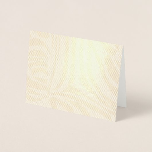 Blue Zebra Pattern Folienkarte (Vorderseite)
