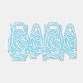 Blue Zebra Pattern Geschenkschachtel (Ungefaltet)