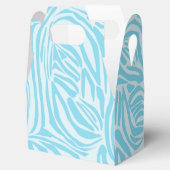 Blue Zebra Pattern Geschenkschachtel (Geöffnet)