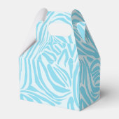 Blue Zebra Pattern Geschenkschachtel (Vorderseite)