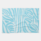 Blue Zebra Pattern Geschirrtuch (Horizontal)