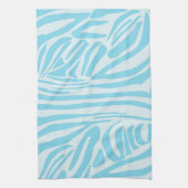 Blue Zebra Pattern Geschirrtuch (Vertikal)