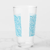 Blue Zebra Pattern Glas (Links)
