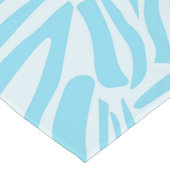 Blue Zebra Pattern Großer Tischläufer (Ecke)