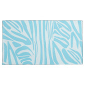 Blue Zebra Pattern Kissenbezug (Vorderseite-Rechts)