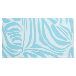 Blue Zebra Pattern Kissenbezug
