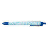 Blue Zebra Pattern Kugelschreiber (Unterseite)